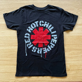Red Hot Chili Peppers - Stencil - Black T-Shirt Red Hot Chili Peppers