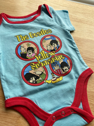 The Beatles - Yellow Submarine - Baby Blue Onesie The Beatles