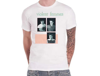 Violent Femmes - Vintage Band Photo - White T-Shirt Violent Femmes