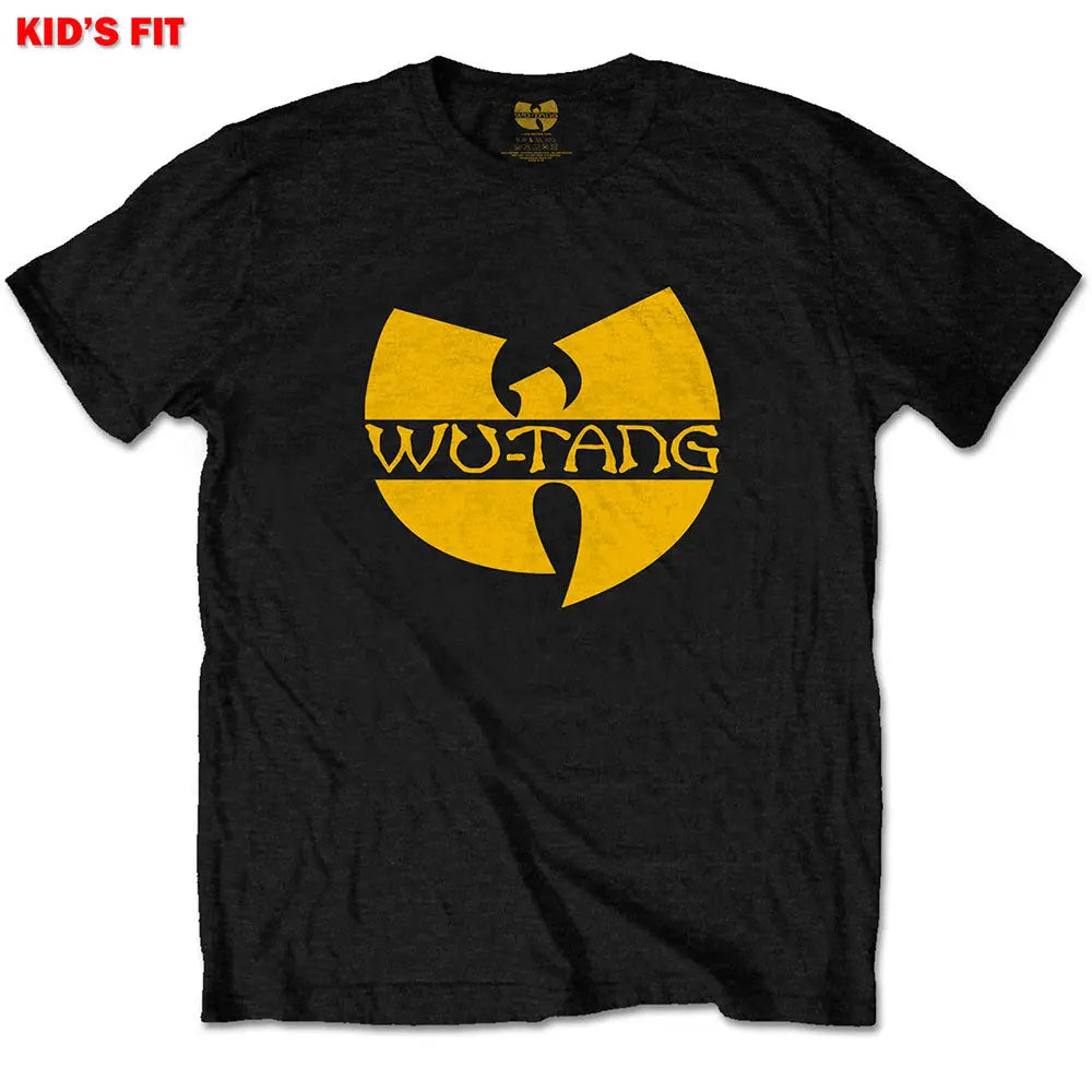 Official Wu-Tang Clan - Classic Logo - Kids Black T-Shirt